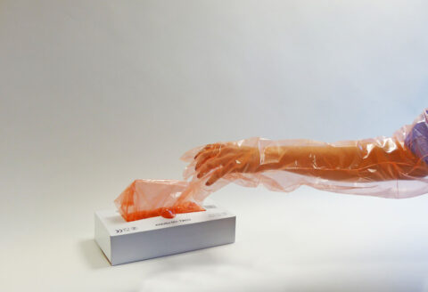 longs gants de vétérinaire en plastique jetables - Aachen