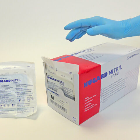 gants nitrile stériles jetables - Nugard