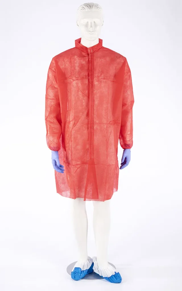 Blouse de visite en PP à col mao