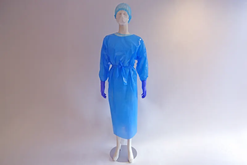 Blouse de protection biologique en plastique