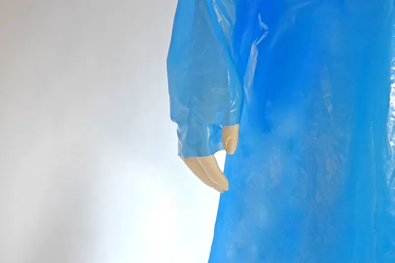 Blouse de protection biologique en plastique – Image 2