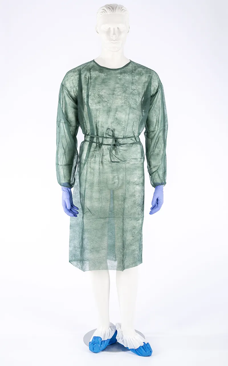 Blouse hospitalière vert foncé