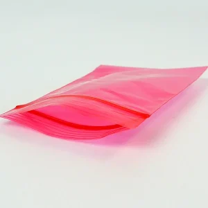 Sac avec fermeture éclair colorée