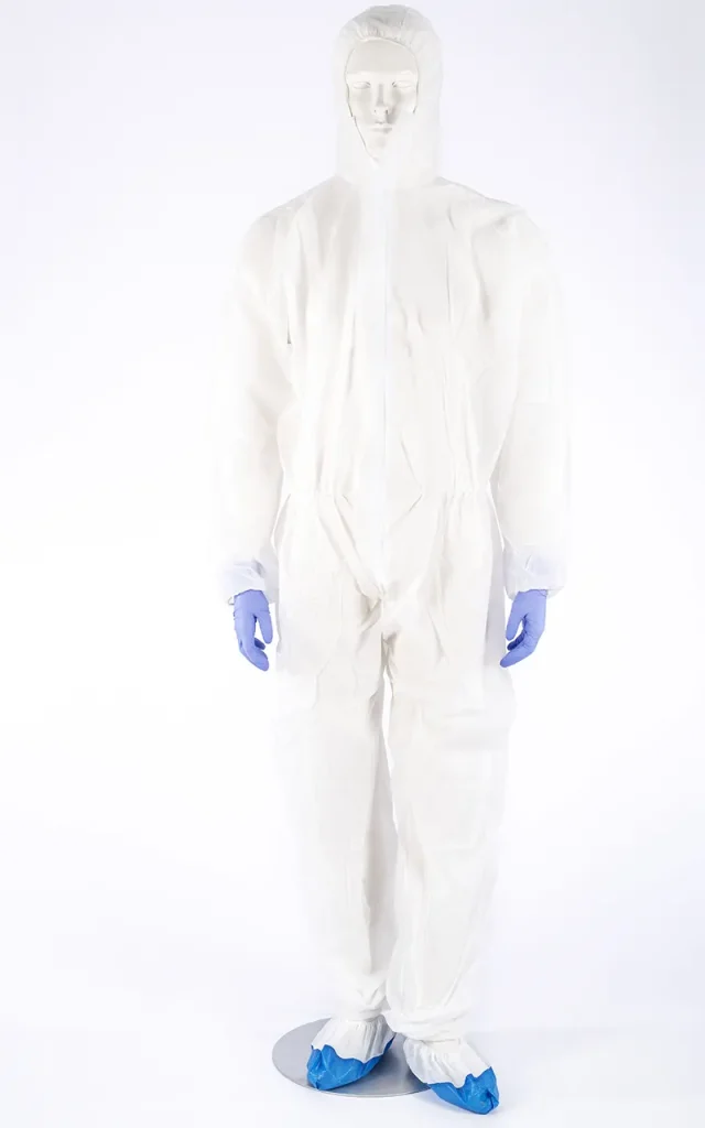 Combinaison hygiénique plastifiée