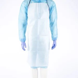 Tablier jetable en polyéthylène plastifié