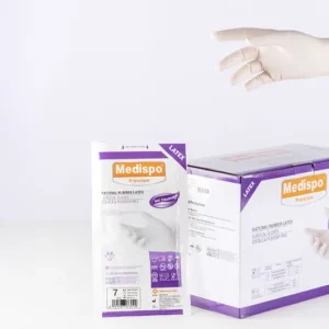 Gants chirurgicaux en latex sans poudre - MEDISPO PREMIUM