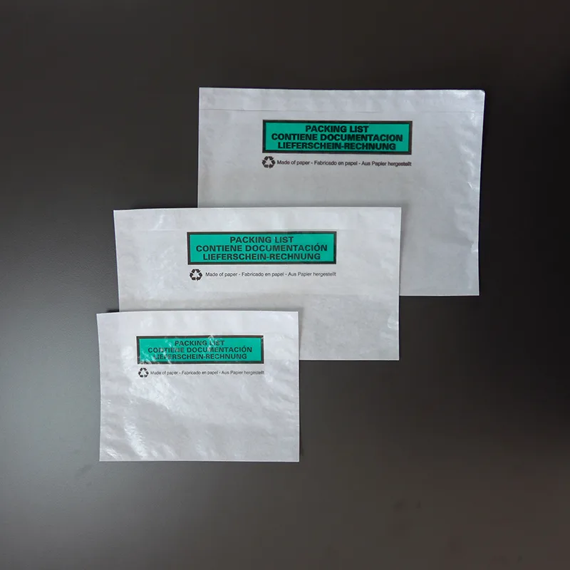 Enveloppes adhésives Paper-List (liste de colisage 100 % papier)