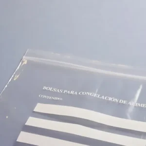 Sacs à fermeture zip pour congélation