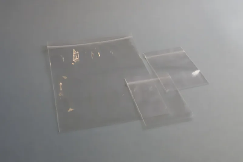 Sac à fermeture éclair transparente