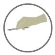 Gants synthétiques stériles