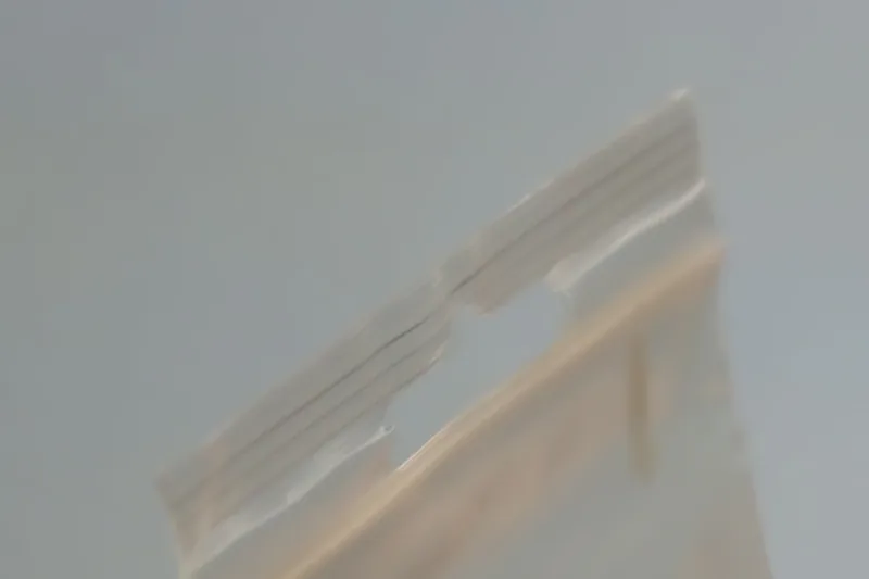 Sac à fermeture éclair transparent avec perforation européenne